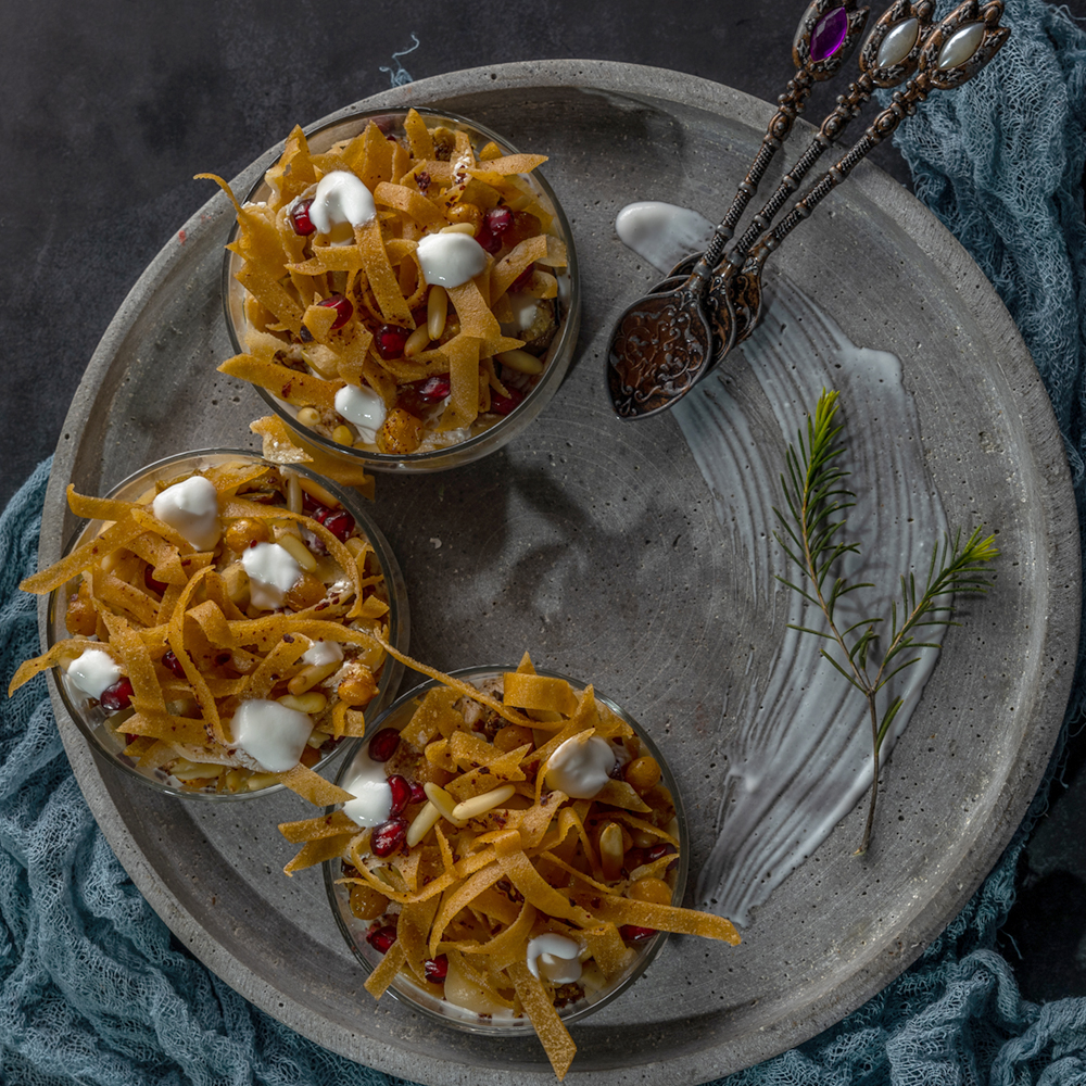 Sumac Chicken Eggplant Fattah